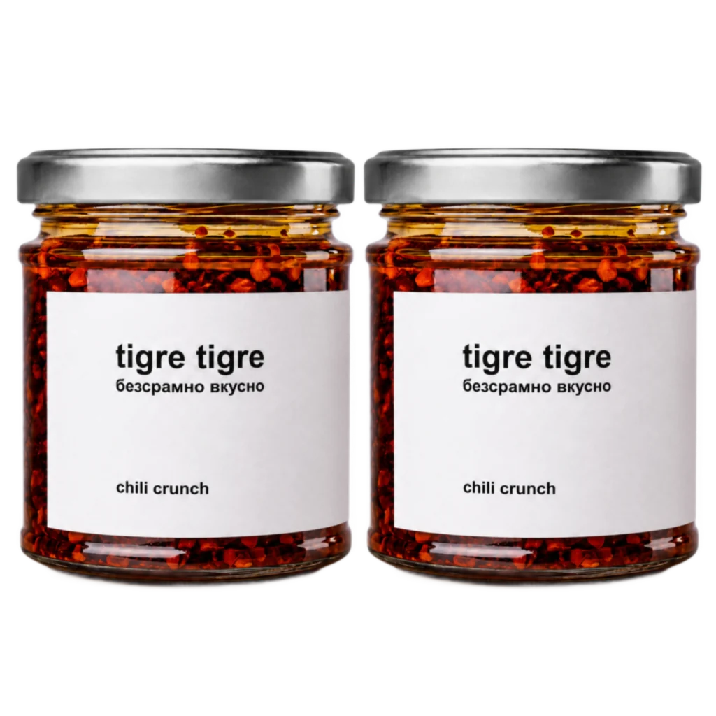 Два буркана tigre tigre чили крънч